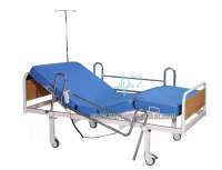 2 MOTORLU NİKELAJ KORKULUKLU HASTA KARYOLASI